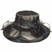 US Vintage  Wide Brim Derby Sun Casual Hat Wedding Tea Party Church Cap  eb-29629386